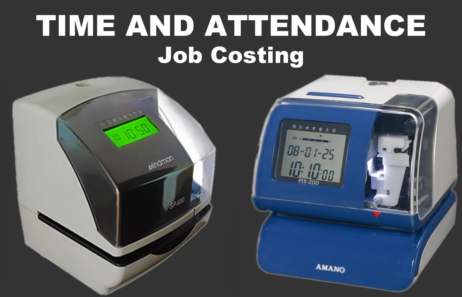 job costers - time and attendance